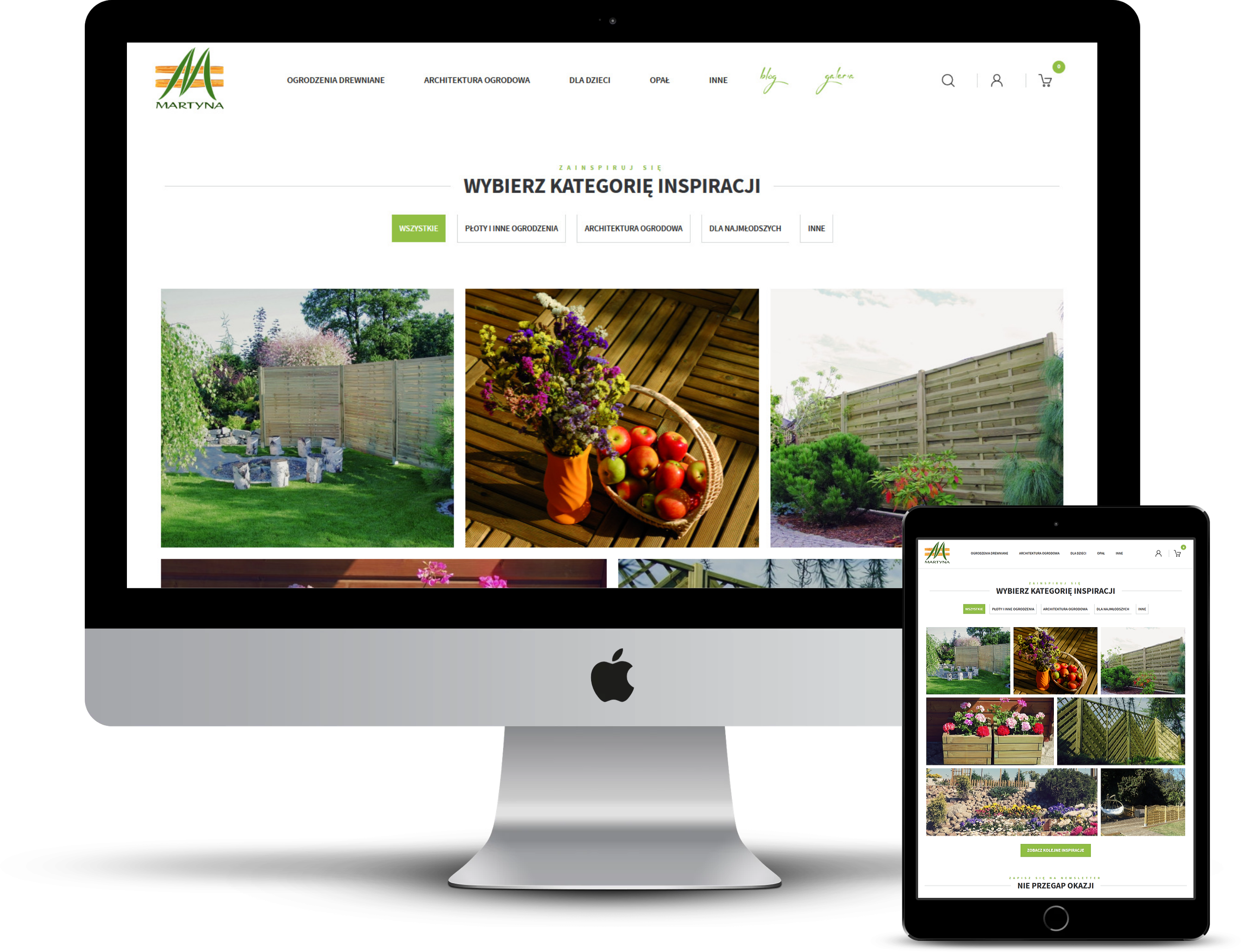 Centrum ogrodnicze Martyna Responsywny Portal