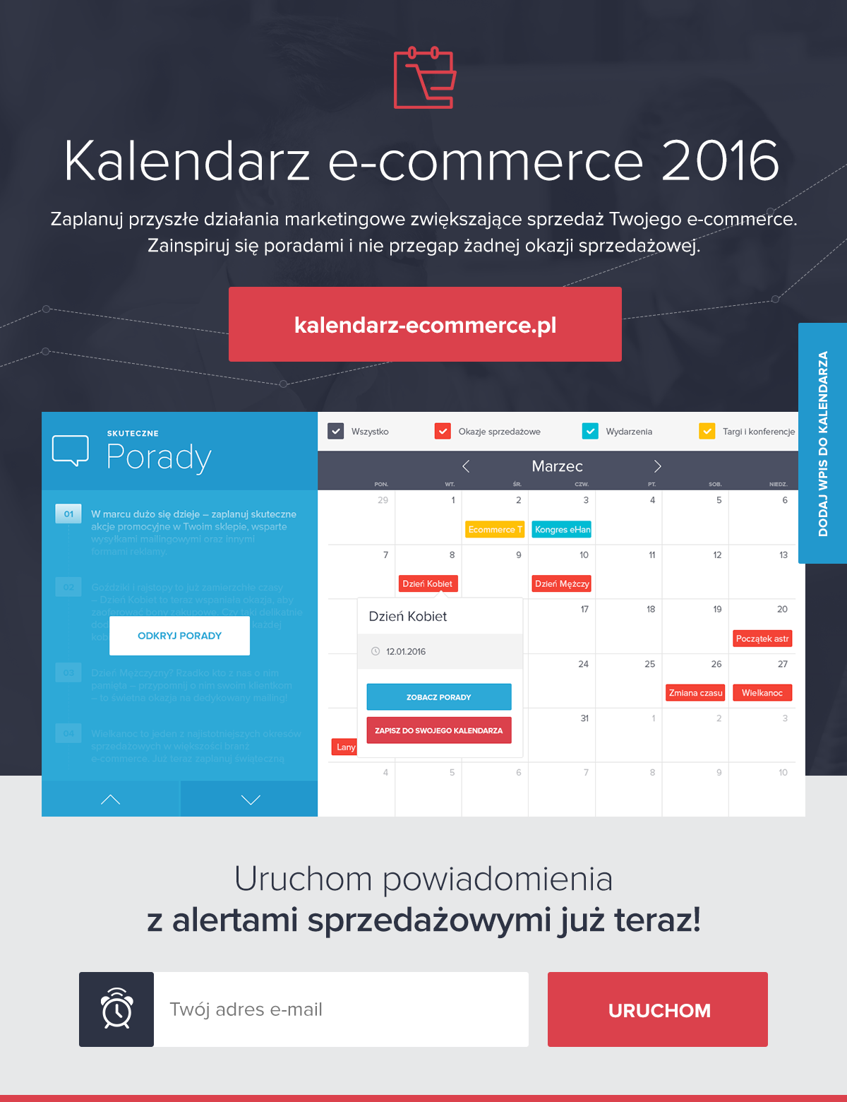 Kalendarz ecommerce 2016